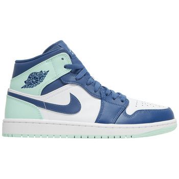Nike Deportivas Moda Jordan 1 Mid Mystic Navy Mint Foam para hombre