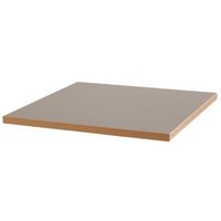 mesa cuadrada taupe 60cm la villette la villette - oviala