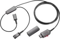 plantronics y-splitter adapter negro - adaptador para cable negro