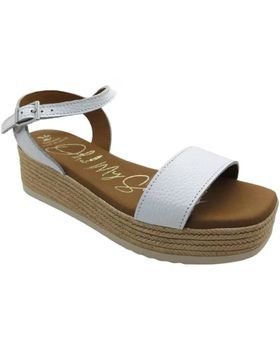 de OH MY SANDALS SANDALIA PIEL MUJER 5700 BLANCO