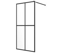 vidaxl mampara de ducha vidrio templado transparente 118x190 cm