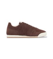 ax armani exchange para mujer xw002794af19687u6018 zapatillas de piel classic marron 41 plano serraje cordones casual