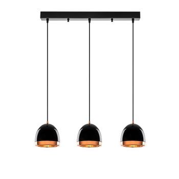 Lámpara De Techo Mugo-10639 Oro Negro Metal 62x17x110 Cm