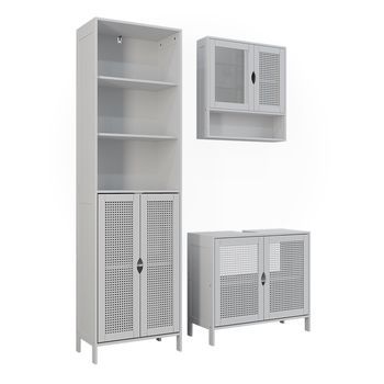 Juego De Muebles De Baño De 3 Piezas Liora 3 Partes Vicco