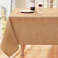 mantel rectangular de lino sintetico