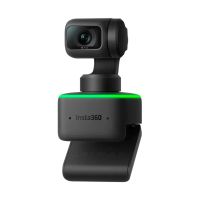 insta360 link webcam 4k impulsada por ia negra