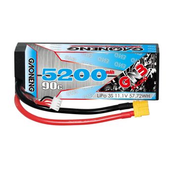 Batería Gaoneng GNB 11.1V 5200mAh 90C 3S LiPO con conector XT60/XT90 para dron RC