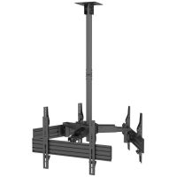equip 650371 soporte de techo para 3 pantallas 32-65 vesa 600x400 max 90kg