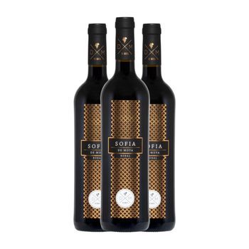 Bodega De Moya Vino Tinto Sofía Utiel-requena Crianza 75 Cl 14.5% Vol. (pack De 3 Unidades)