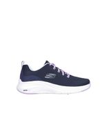 zapatillas skechers vapor foam - fresh t mujer azul marinolavanda