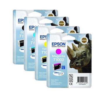 Original Multipack Epson Stylus Office B40W Printer Ink Cartridges (4 Pack) -C13T10014010