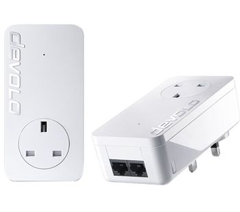 DEVOLO dLAN 550 duo Powerline Adapter Kit - Twin Pack