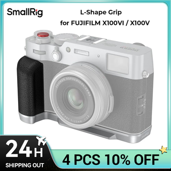 SmallRig-empuñadura en forma de L para FUJIFILM X100VI/X100V, cierre rápido Arca-Swiss, botón disparador y cubierta de Zapata, 4555