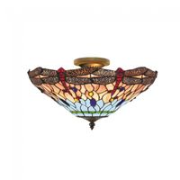 plafon de techo tiffany dragonfly