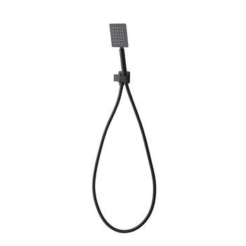 Kit De Ducha, Soporte Para Ducha, Tubo Flexible Acabado Negro Mate