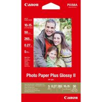 papel fotografico canon pp-201 10x15 cm alto brillo 260 gm 50 hojas