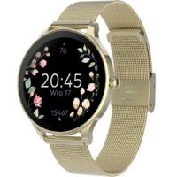 forever velora sb-306 bluetooth 38mm amoled oro resistencia agua ip67 notificaciones mujer