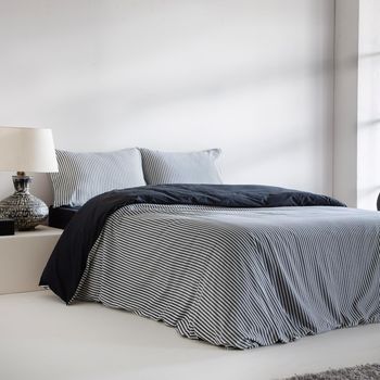 Funda Nórdica Altube Azul  Algodón Azul 280x240 Cama De 200