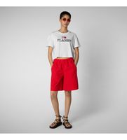save the duck para mujer dt2228w-besy20 camiseta i love planet blanco xl casual algodon manga corta