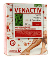dietmed venactiv plus con vid roja 30 capsulas