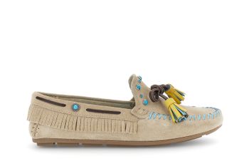 mocasines de ante con borlas sand 41