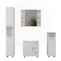 conjunto de muebles de bano ilias 4 partes vicco