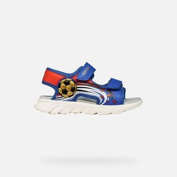 GEOX Sandal Airadyum Niño Azul Royal/rojo