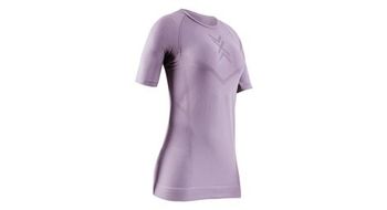 X bionic xceed run maillot de manga corta lavanda mujer