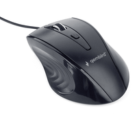 raton optico gembird con cable negro