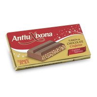 turron de chocolate crujiente antiu xixona - calidad suprema - 200g