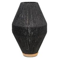 lampara smesa cuerda  negra