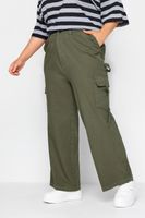 yours pantalones caqui cargo anchos mujer curvy y tallas grandes yours