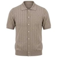 jeordies polo 80592 camicia mm coste-300 beige para hombre