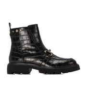 carmela para mujer 16254801-negro botines 162548 negro 40 plano 1 a 3cm cremallera casual