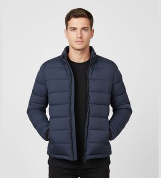 ECOALF para hombre. MCMGAJKBERET0987W25-601 Chaqueta Beret azul (XL), Casual, Poliéster Reciclado, Sostenible