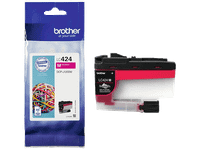 cartucho de tinta - brother lc424 isoiec 24711 750 paginas magenta