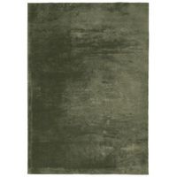 alfombra pelo corto suave lavable huarte verde bosque 200x280cm vidaxl