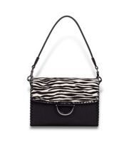 hispanitas para mujer bi254407 bolso hair zebra negro osfa casual poliuretano