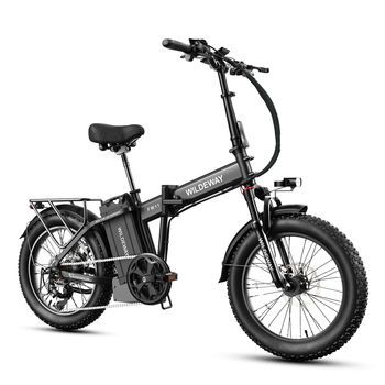 Bicicleta Eléctrica Plegable Wildeway Fw11, 1680 Wh, Neumáticos Anchos De 20