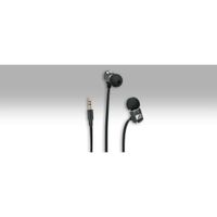stereo earphones black