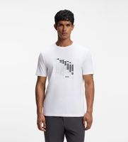 boss para hombre 50566853 camiseta ts network flag blanco s casual algodon manga corta