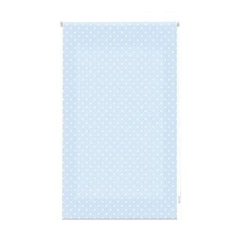 Estor Enrollable Premium - Estor Enrollable Tamaño 140x180 - Estor Premium Color Azul Con Motas Blancas | Blindecor