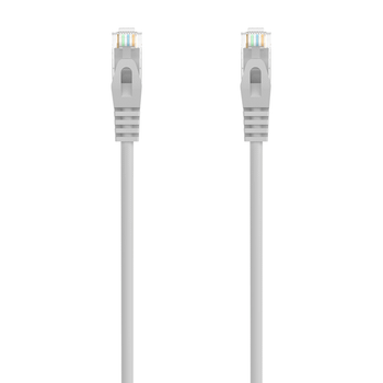 AISENS Cable de Red Latiguillo RJ45 LSZH Cat.6A 500 Mhz UTP AWG24, Gris, 30CM