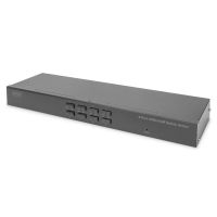 conmutador kvm digitus ds-12910 8 puertos hdmi 4k ultra hd montaje en rack