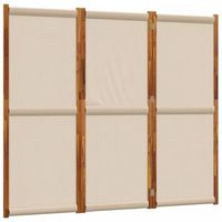 biombo divisor de 3 paneles gris taupe 210x180 cm vidaxl