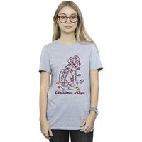 disney camiseta lady and the tramp para mujer