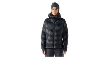 Haglofs l i m mimic ii chaqueta negra con capucha para mujer