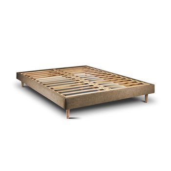 Estructura De Cama Tribu  Taupe Cónica 200 X 200 Cm