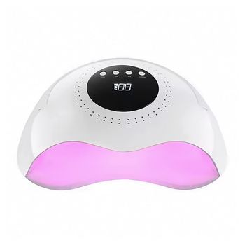 Estación De Secado De Uñas Uv Ultravioleta. Encendido Automático, De 120w, Con 45 Lámapras Led. Para Esmaltes Especiales Tipo Semipermantente, Acrílico, Etc. 30x23x10,5 Cm. Color: Blanco