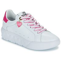 love moschino zapatillas fuxia heartgold para mujer